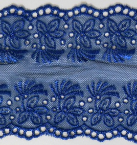 Nylon Lace 4119 10cm (14.5 yard), Victoria Blue 291